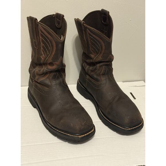 Cody James C9PR2 Mens Brown Waterproof Comp Toe Western Work Boots Size 8.5 D - Picture 1 of 10